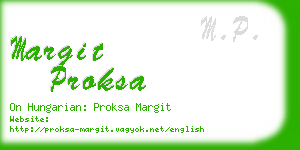margit proksa business card